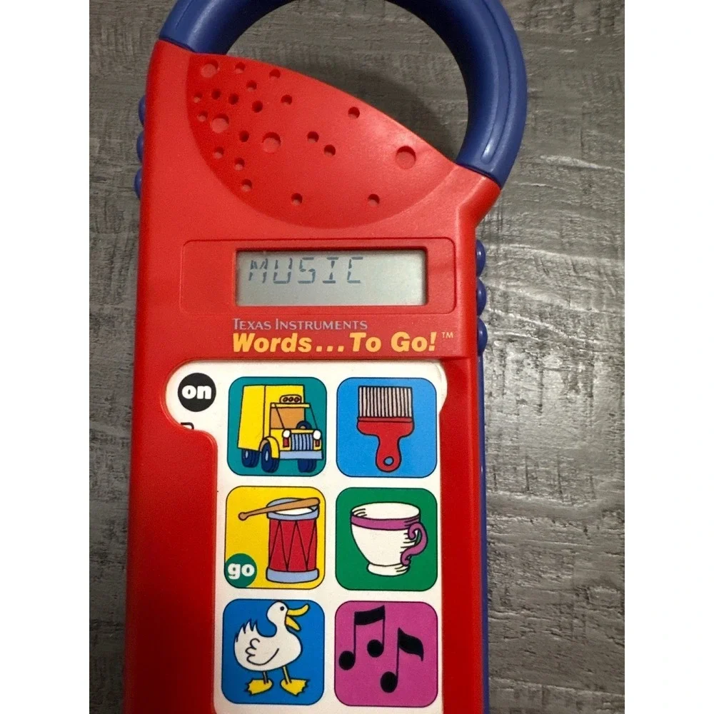 Vintage Texas Instruments Words To Go Learning‎ Toy 1990s w/ Cards Tested